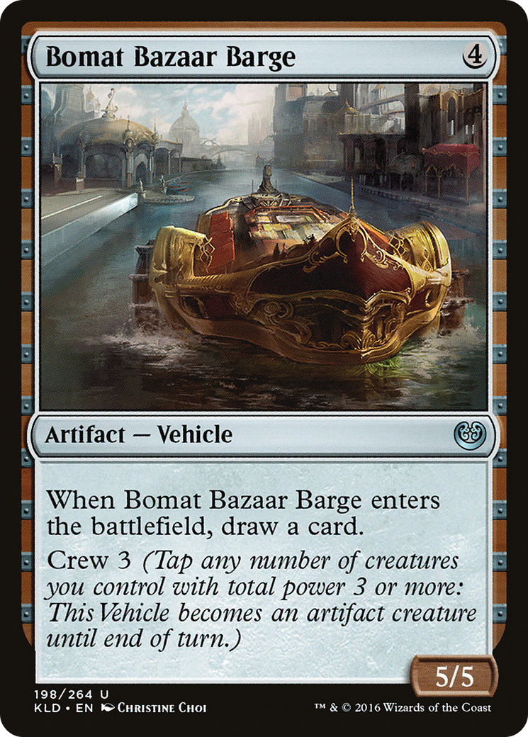 Bomat Bazaar Barge (KLD-198) - Kaladesh Foil