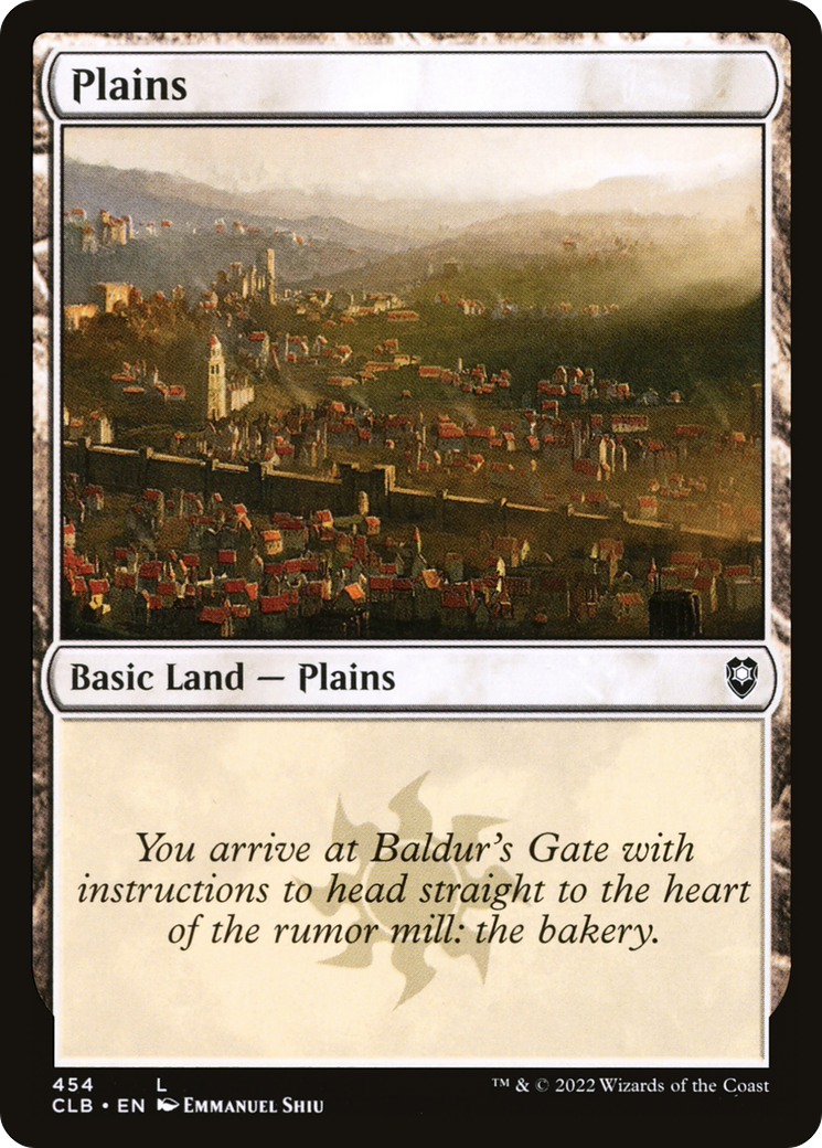 Plains (454) (CLB-454) - Commander Legends: Battle for Baldur's Gate