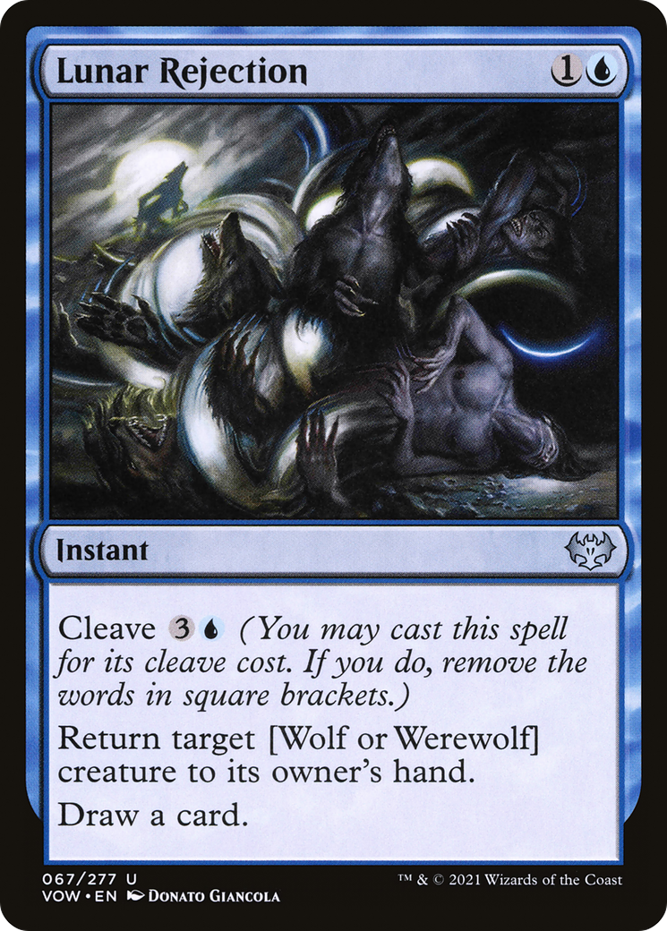 Lunar Rejection (VOW-067) - Innistrad: Crimson Vow Foil