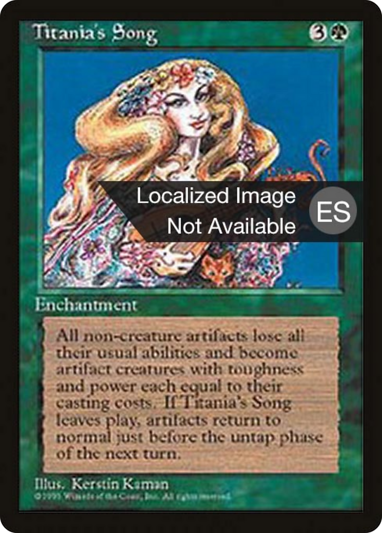 Titania's Song (4BB-) - Fourth Edition Foreign Black Border