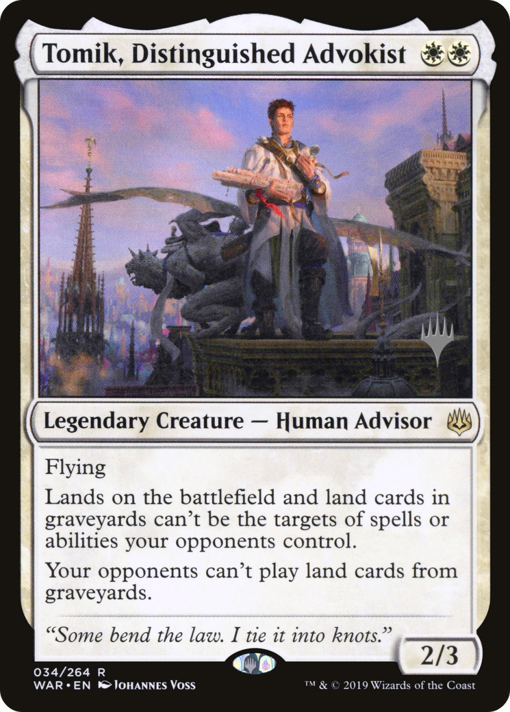 Tomik, Distinguished Advokist (PPELD-034) - War of the Spark Promos