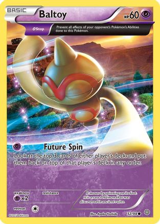 Baltoy (32) (32) 032 - Reverse Holofoil XY Ancient Origins - Common
