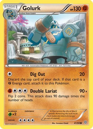 Golurk (41) (41) 041 XY Ancient Origins - Common