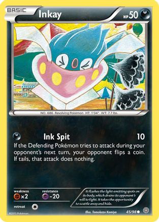 Inkay 045 XY Ancient Origins - Common
