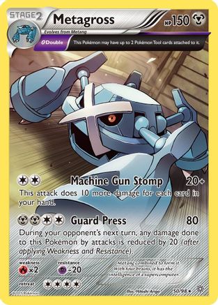 Metagross (50) (50) 050 - Reverse Holofoil XY Ancient Origins - Rare