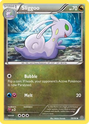 Sliggoo 059 - Reverse Holofoil XY Ancient Origins - Uncommon