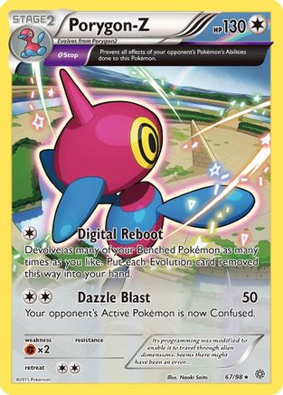 Porygon (67) 067 - Holofoil XY Ancient Origins - Holo Rare