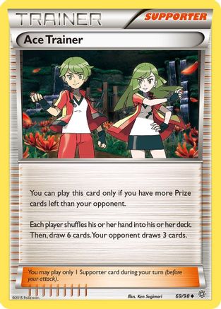 Ace Trainer 069 XY Ancient Origins - Uncommon