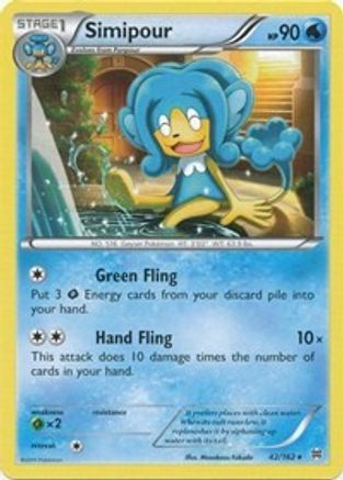 Simipour 042 - Reverse Holofoil XY BREAKthrough - Rare