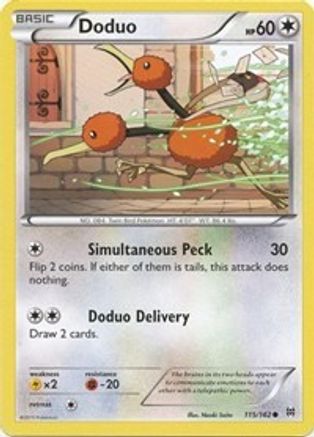Doduo (115) (115) 115 XY BREAKthrough - Common
