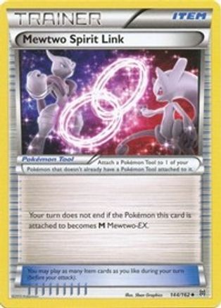 Mewtwo Spirit Link 144 - Reverse Holofoil XY BREAKthrough - Uncommon