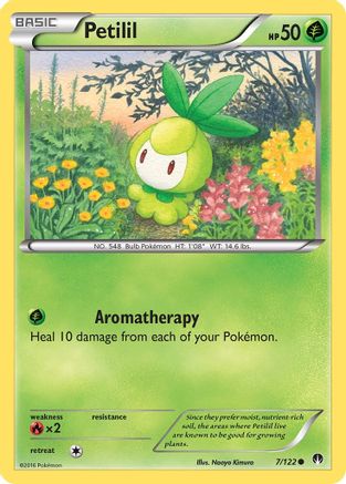 Petilil 007 - Reverse Holofoil XY BREAKpoint - Common
