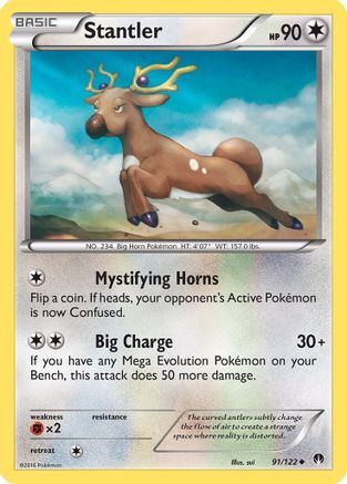 Stantler 091 XY BREAKpoint - Uncommon