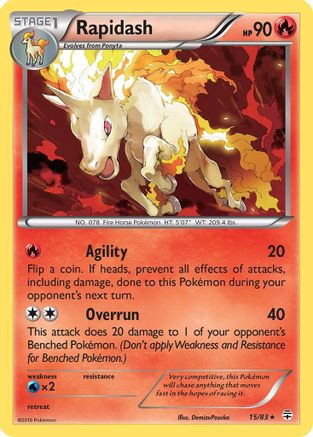 Rapidash 015 Generations - Rare
