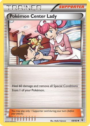 Pokemon Center Lady 068 Generations - Uncommon