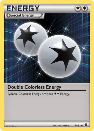 Double Colorless Energy 074 - Reverse Holofoil Generations - Uncommon