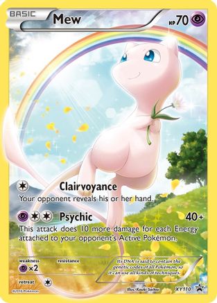 Mew XY110 - Holofoil XY Promos - Promo