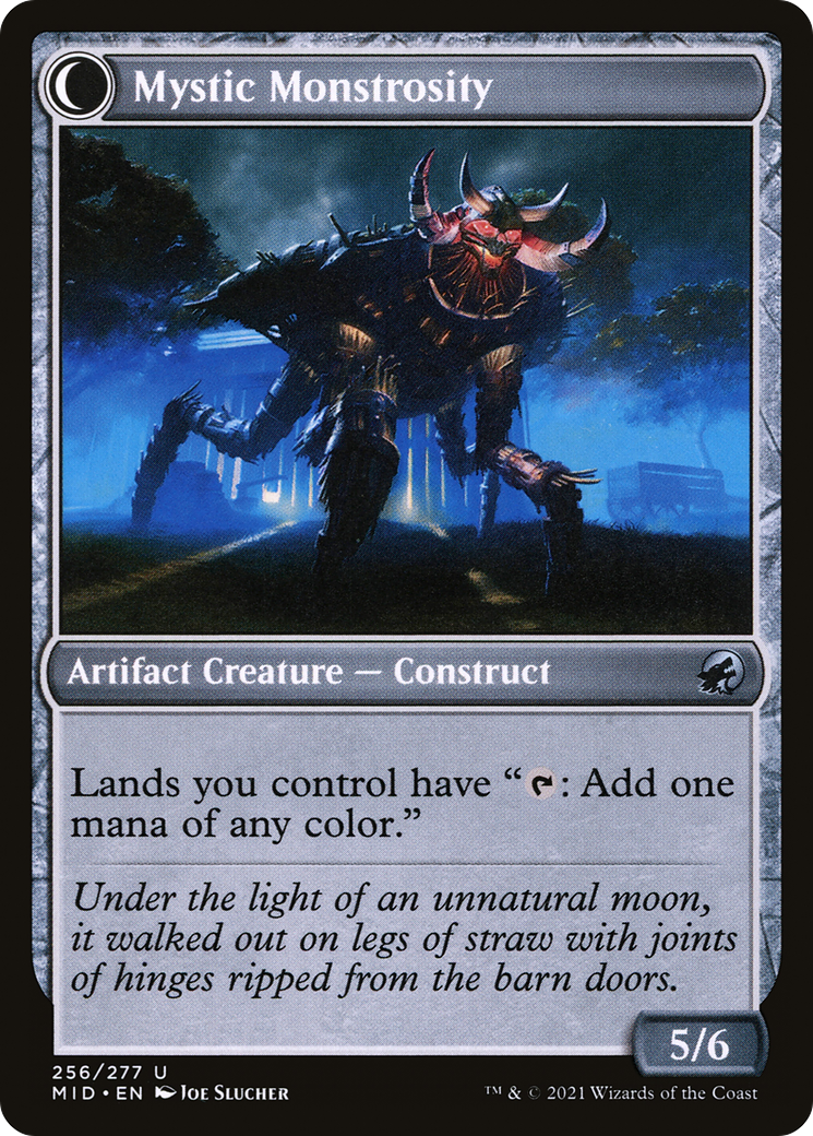 Mystic Skull (MID-256) - Innistrad: Midnight Hunt: (Double Faced Transform) Foil