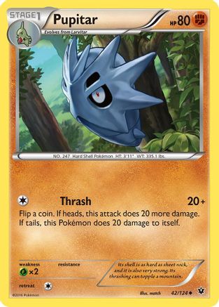 Pupitar XY Fates Collide - Uncommon