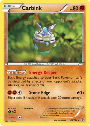 Carbink (49) (49) 049 - Reverse Holofoil XY Fates Collide - Rare