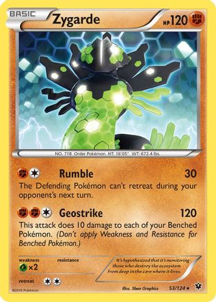 Zygarde (53) - Reverse Holofoil XY Fates Collide - Rare