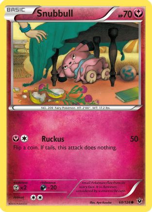 Snubbull 068 XY Fates Collide - Common