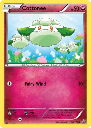 Cottonee 070 XY Fates Collide - Common