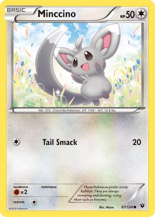 Minccino (87) (87) 087 - Reverse Holofoil XY Fates Collide - Common