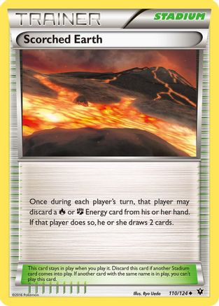 Scorched Earth 110 XY Fates Collide - Uncommon