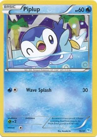 Piplup XY Trainer Kit Pikachu Libre & Suicune - Common