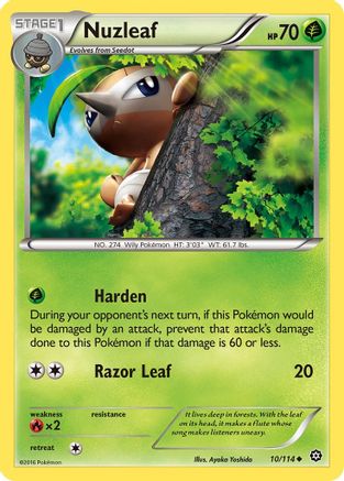 Nuzleaf 010 XY Steam Siege - Uncommon