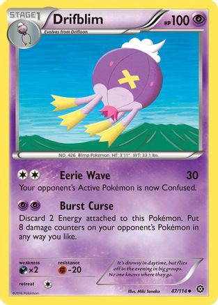 Drifblim 047 XY Steam Siege - Uncommon