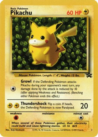 Pikachu (1) (1) 001 WoTC Promo - Promo