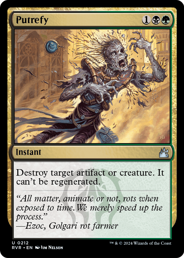 Putrefy (RVR-212) - Ravnica Remastered Foil