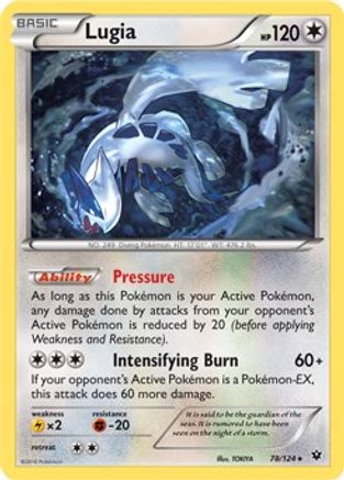 Lugia (XY Fates Collide) 078/124 - Holofoil Deck Exclusives - Holo Rare