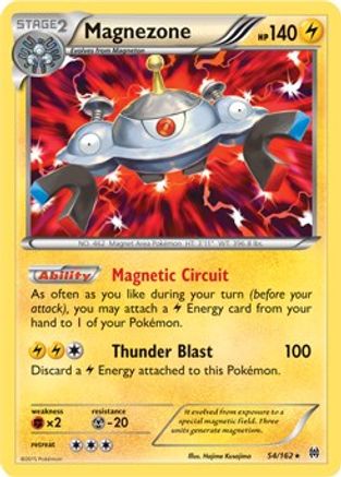 Magnezone - 54/162 (XY BREAKthrough)/162 Deck Exclusives - Rare