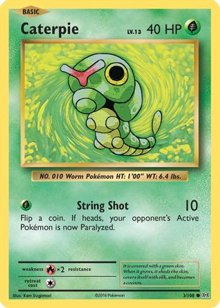 Caterpie 003 XY Evolutions - Common