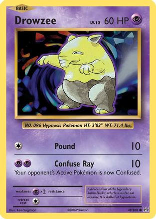 Drowzee 049 XY Evolutions - Common