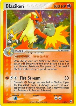 Blaziken (Holo) - Holofoil EX Battle Stadium - Holo Rare