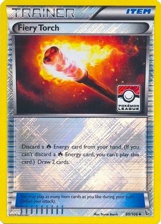 Fiery Torch (Pokemon League) 089/106 - Reverse Holofoil League & Championship Cards - Promo
