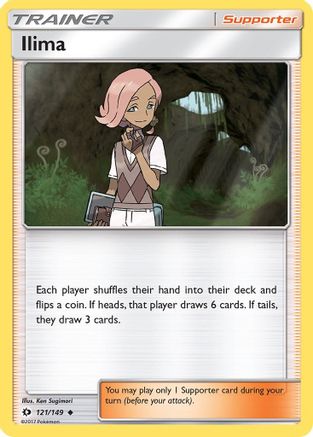 Ilima 121/149 - Reverse Holofoil SM Base Set - Uncommon