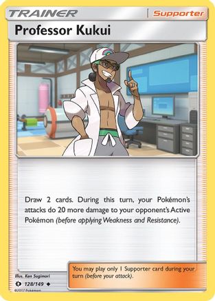 Professor Kukui 128 SM Base Set - Uncommon