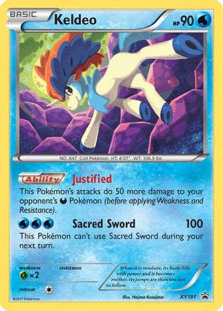 Keldeo XY191 - Holofoil XY Promos - Promo