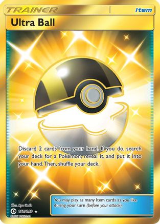 Ultra Ball (Secret) 161 - Holofoil SM Base Set - Secret Rare