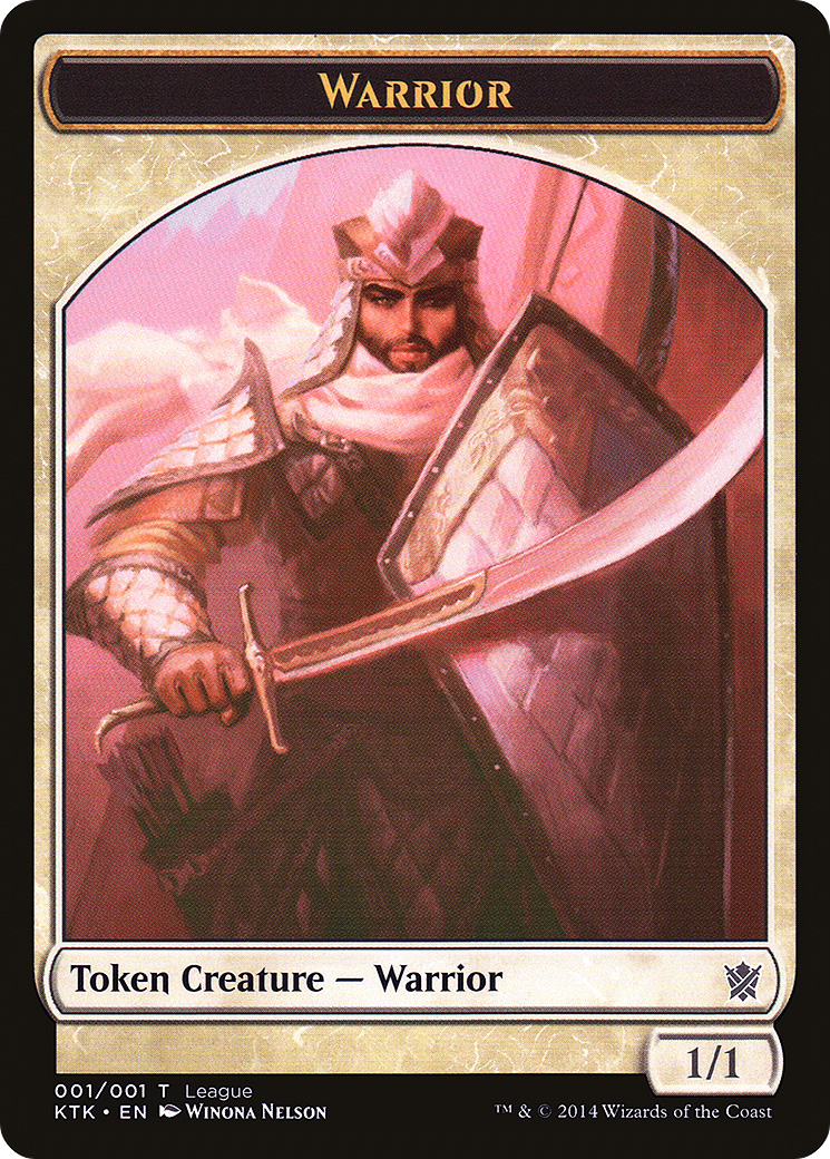 Warrior Token (LEP-004) - League Tokens 2014