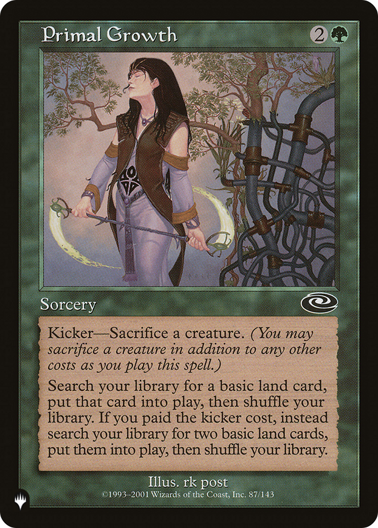 Primal Growth (LIST-PLS-87) - The List