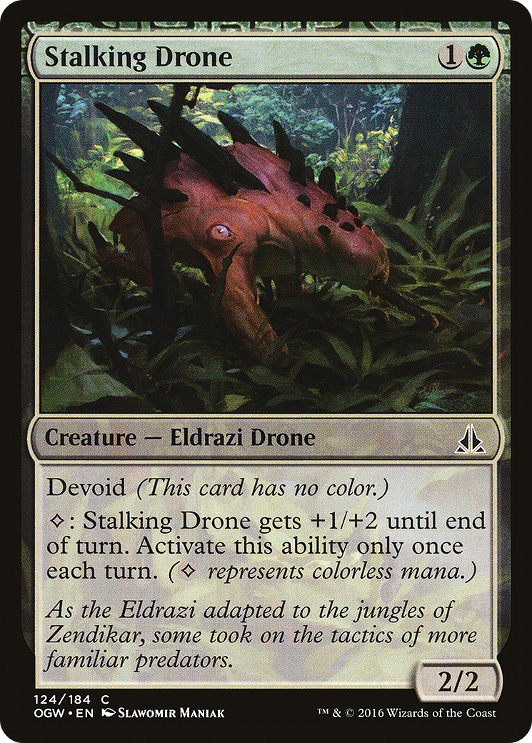 Stalking Drone (OGW-124) - Oath of the Gatewatch: (devoid)