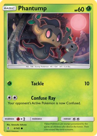 Phantump 006 - Reverse Holofoil SM Guardians Rising - Common