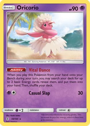 Oricorio (55) SM Guardians Rising - Rare