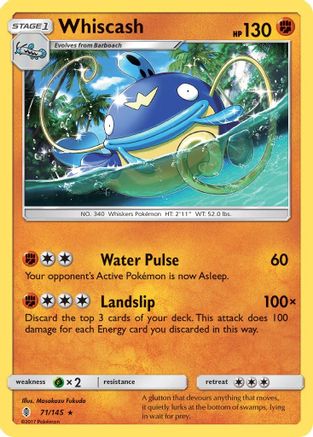 Whiscash SM Guardians Rising - Rare